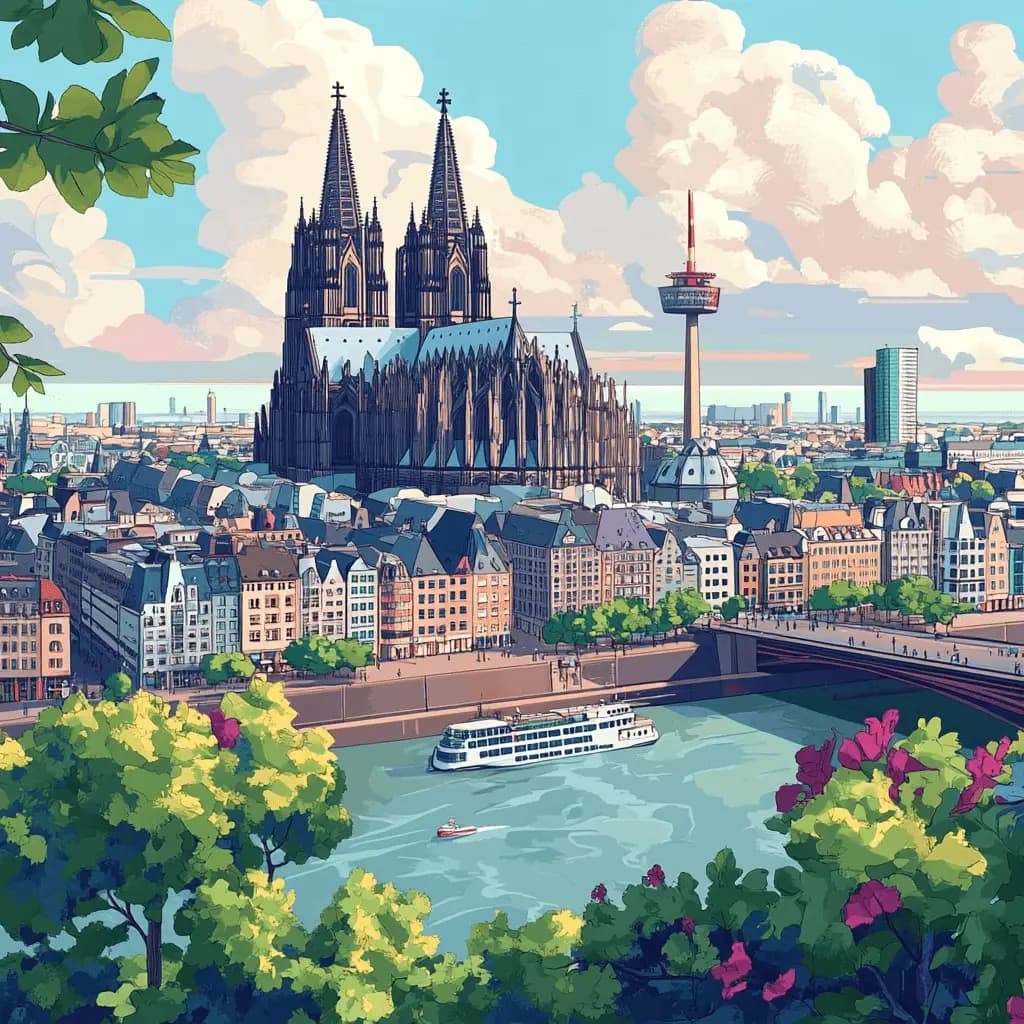 Cologne skyline