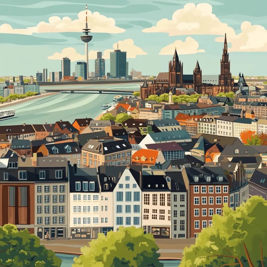 Düsseldorf skyline